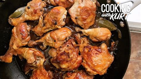 steps how to cook adobong manok